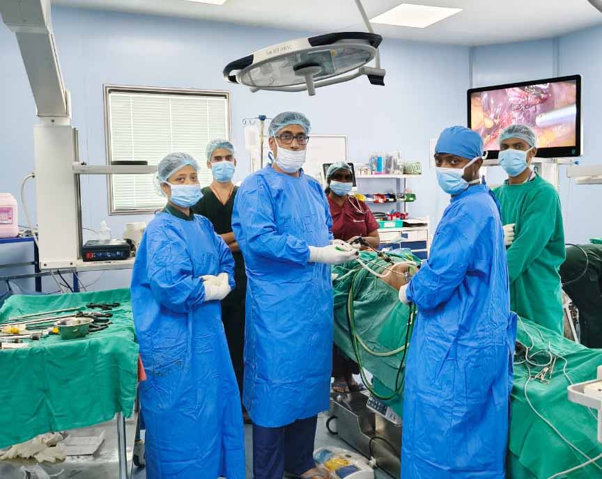 रांची में पहली बार बाईं ओर के गॉलब्लैडर का सफल ऑपरेशन