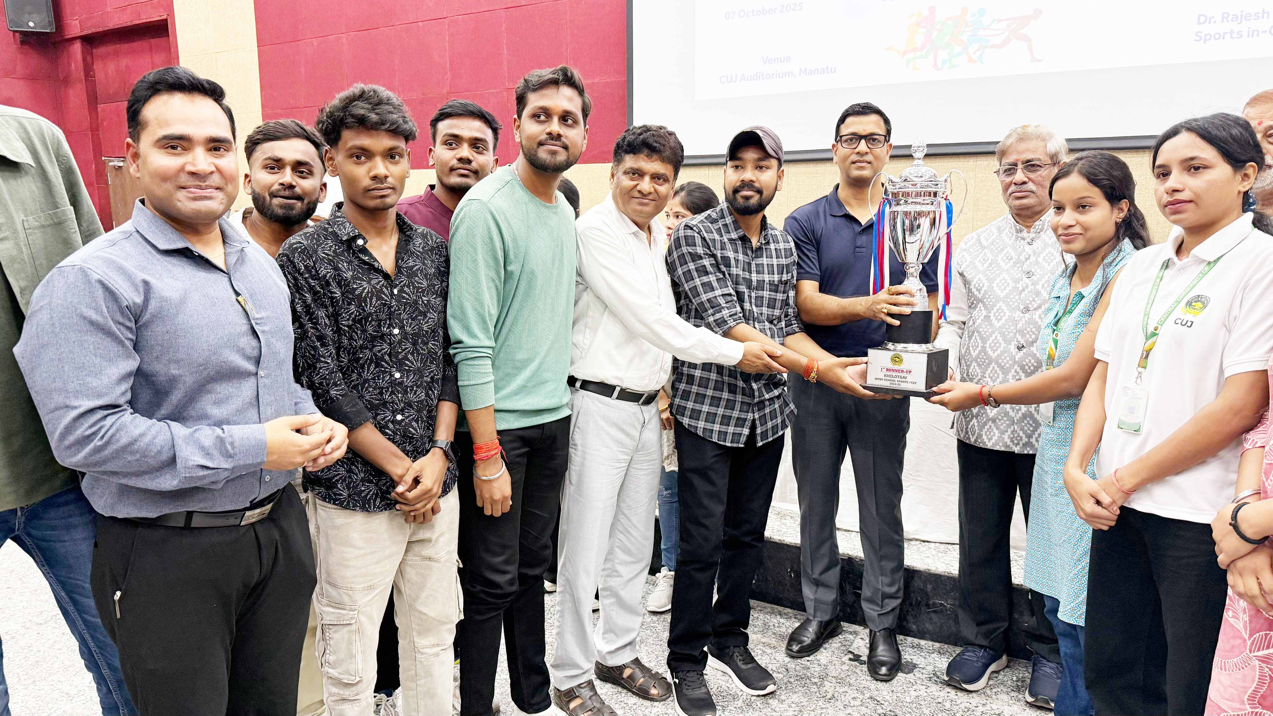 सीयूजे में ‘खेलोत्सव पुरस्कार समारोह 2025’ का भव्य आयोजन