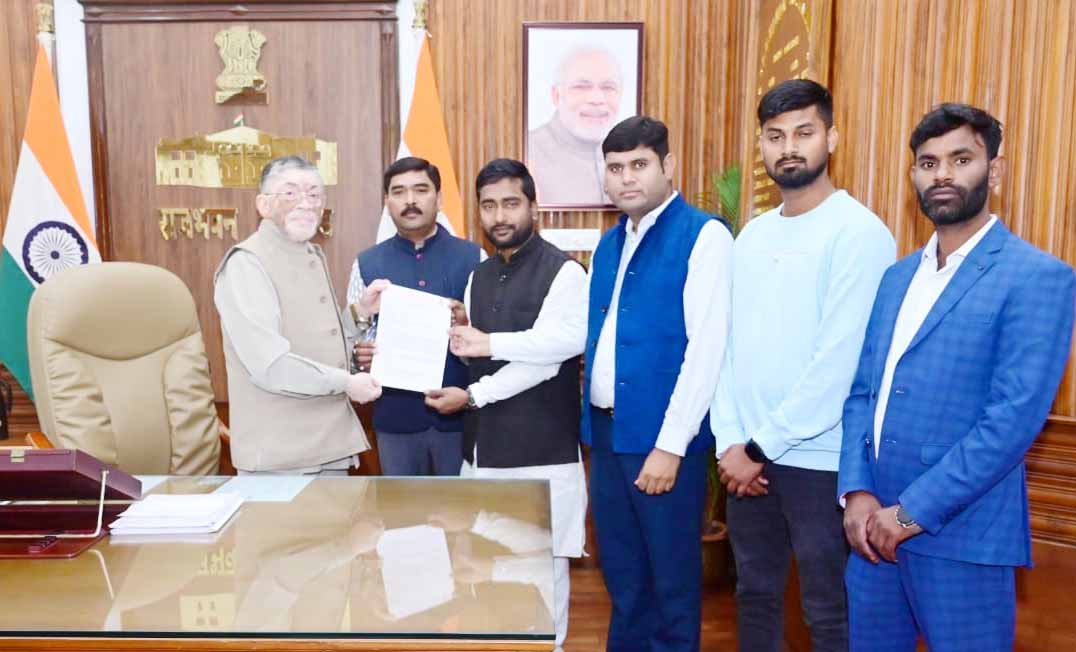 राज्यपाल से मिला तेली समाज का प्रतिनिधिमंडल