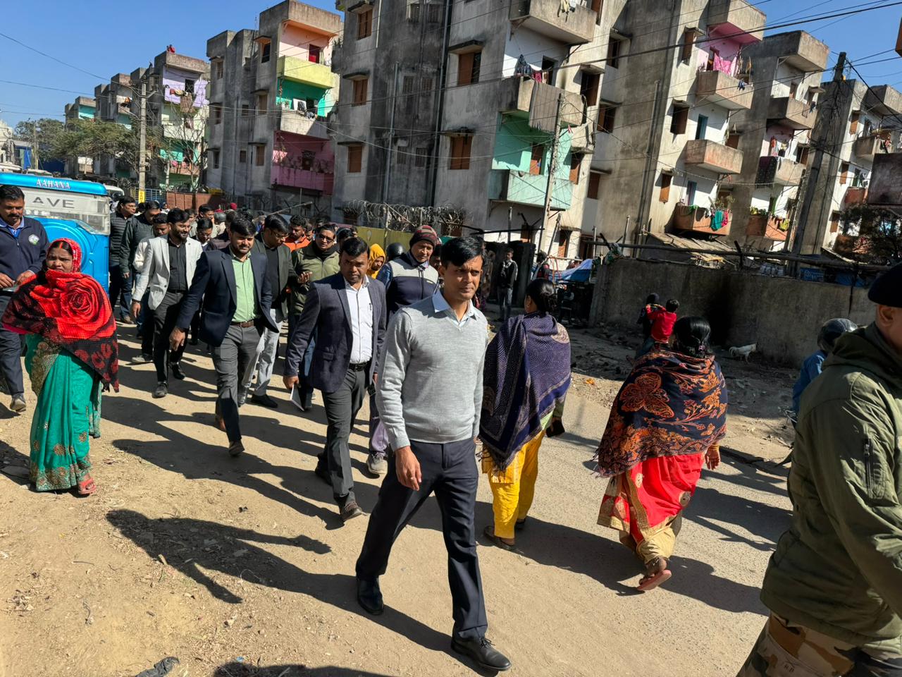 रांची : मधुकम इलाके का नगर निगम प्रशासक ने किया दौरा, विकास कार्यों पर दिया जोर