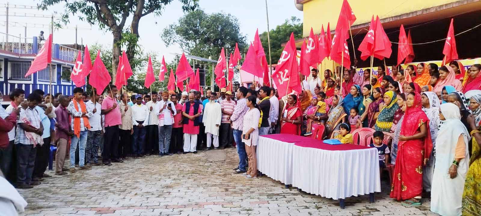 मोहर तिलक व रामदास रविदास की 35वीं शहादत दिवस पर विशाल संकल्प रैली निकाली गई