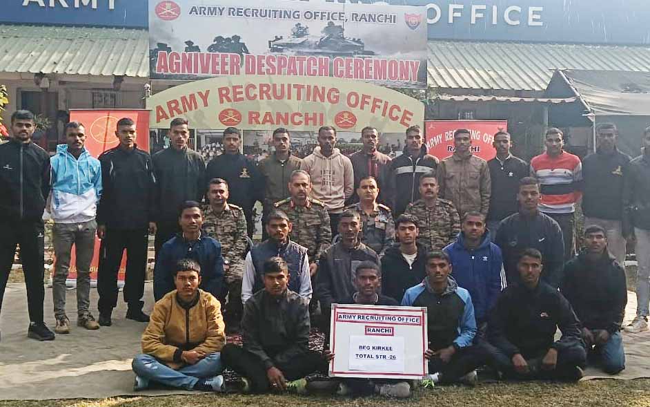 झारखंड के युवाओं का सेना में चयन जारी, ARO रांची जल्द जारी करेगा दूसरी मेरिट लिस्ट