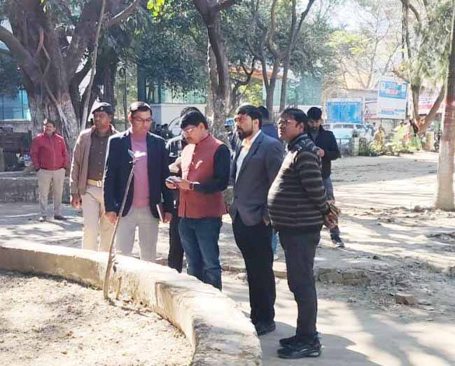रांची : नेताजी सुभाष चंद्र बोस पार्क के सुंदरीकरण का काम शुरू, अधिकारियों ने किया निरीक्षण