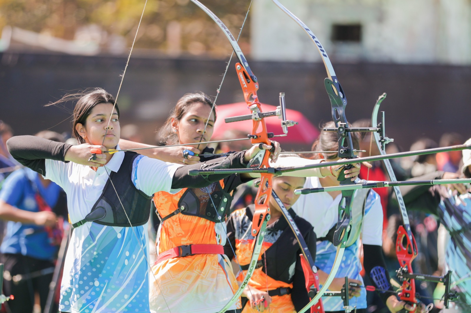 राष्ट्रीय स्कूली तीरंदाजी प्रतियोगिता: 60 मीटर रिकर्व व कंपाउंड स्पर्धाओं में रोमांचक मुकाबला