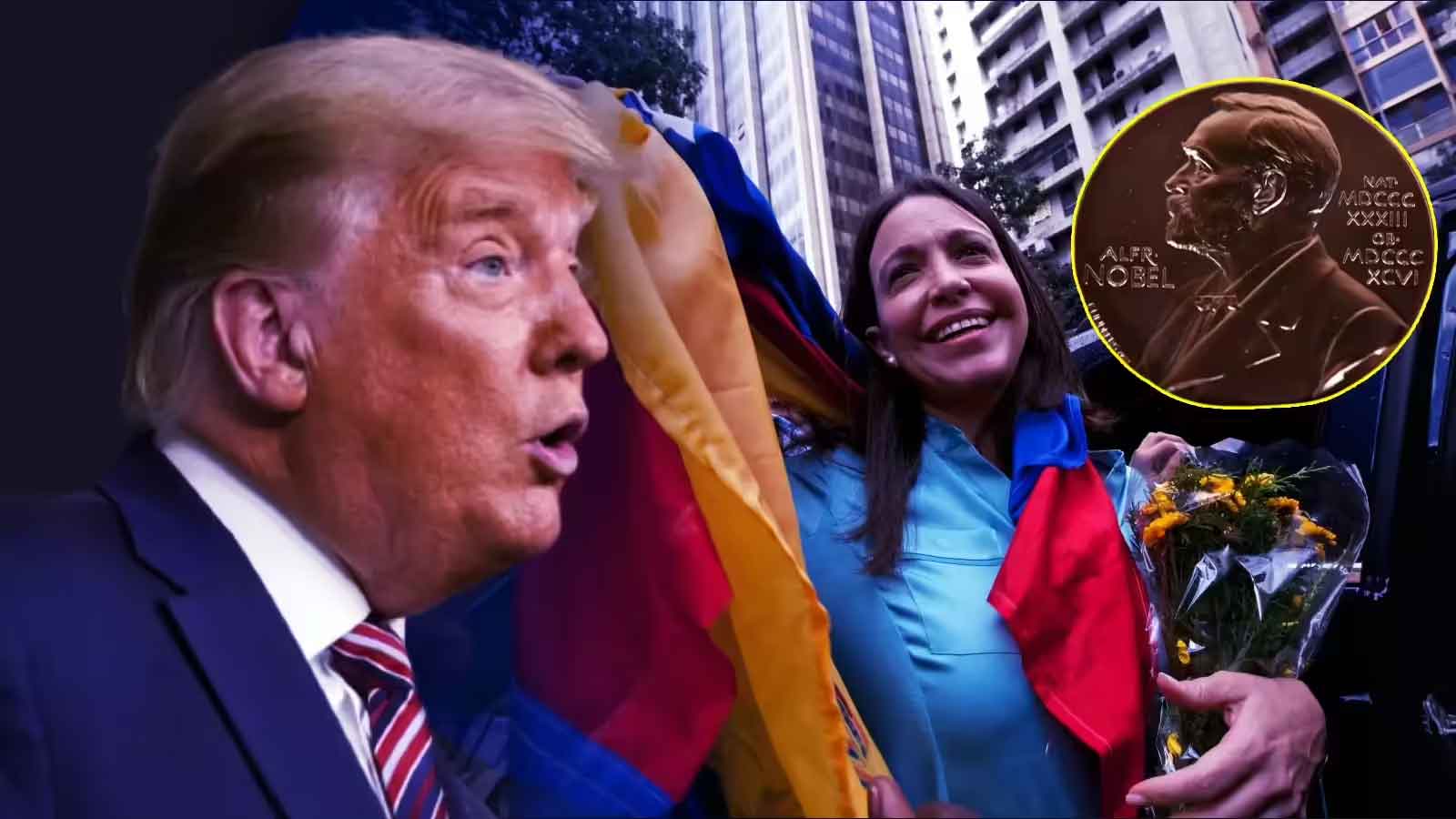 ट्रंप  को शांति पुरस्कार नहीं, व्हाइट हाउस का आरोप, नोबेल कमेटी ने पक्षपात किया, मारिया ने चौंकाया, पुरस्कार  ट्रंप  को समर्पित किया
