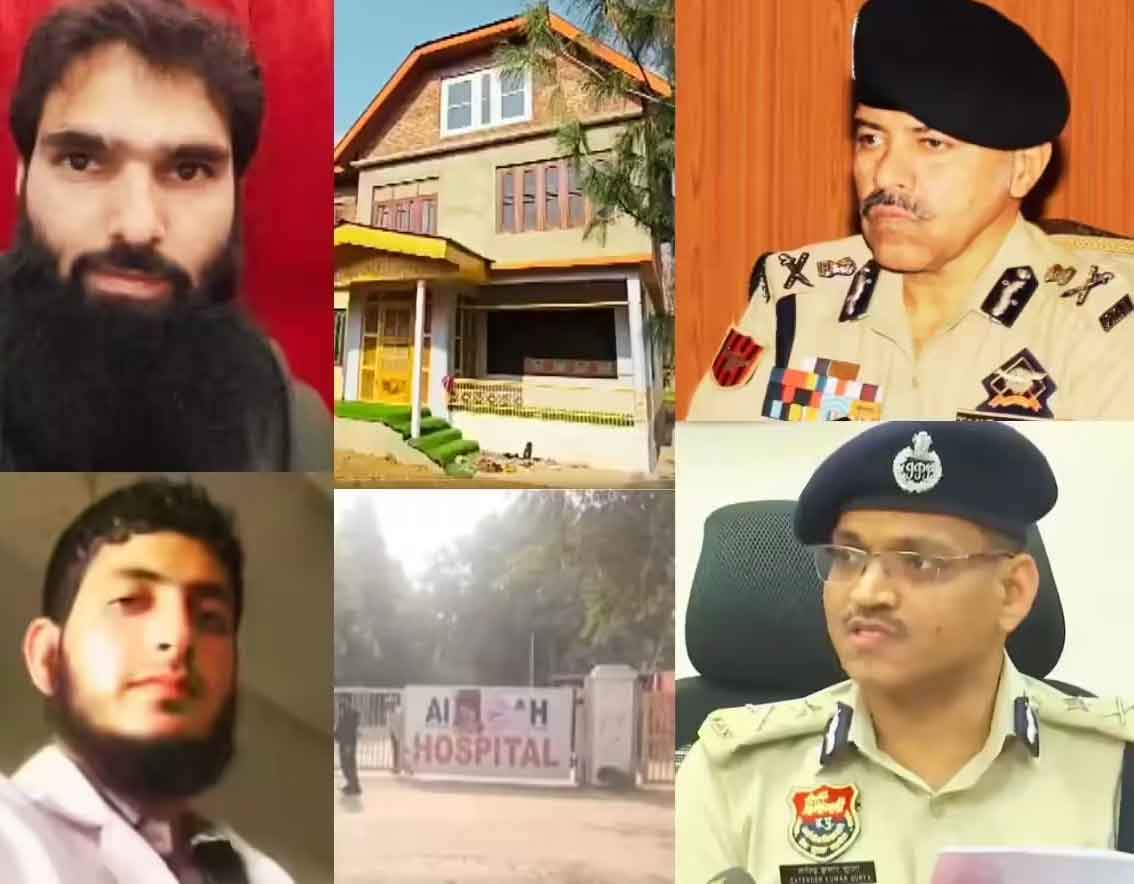 2,900 किलो आईईडी बनाने का सामग्री बरामद, आतंकी मॉड्यूल का भंडाफोड़, दो डॉक्टर सहित सात गिरफ्तार