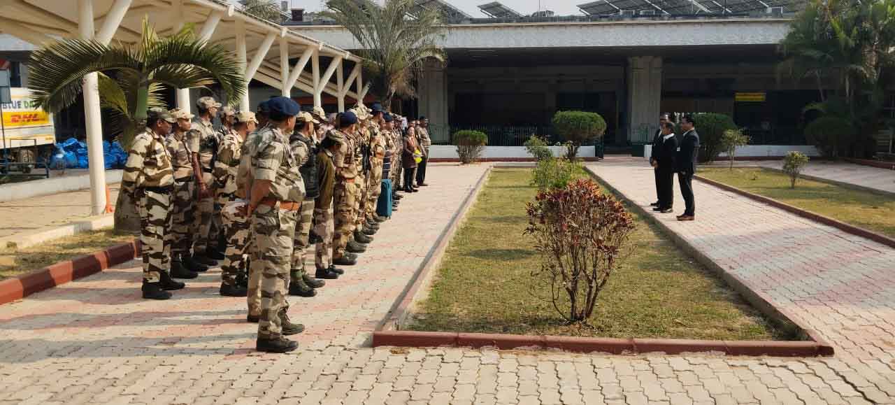 रांची एयरपोर्ट पर बम थ्रेट मॉक एक्सरसाइज, सुरक्षा व्यवस्था की जांच की गयी