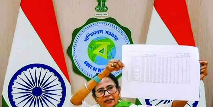 ममता बनर्जी का सेना के अधिकारी पर सनसनीखेज आरोप, भाजपा के इशारे पर एसआईआर का काम कर रहे हैं