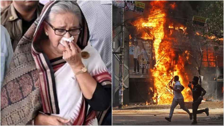 शेख  हसीना को मौत की सजा के ऐलान के बाद बांग्लादेश में गृहयुद्ध जैसे हालात