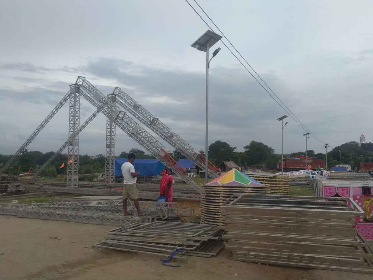 जगन्नाथपुर रथयात्रा 27 जून को, बिहार से पहुंचे सात बड़े झूले