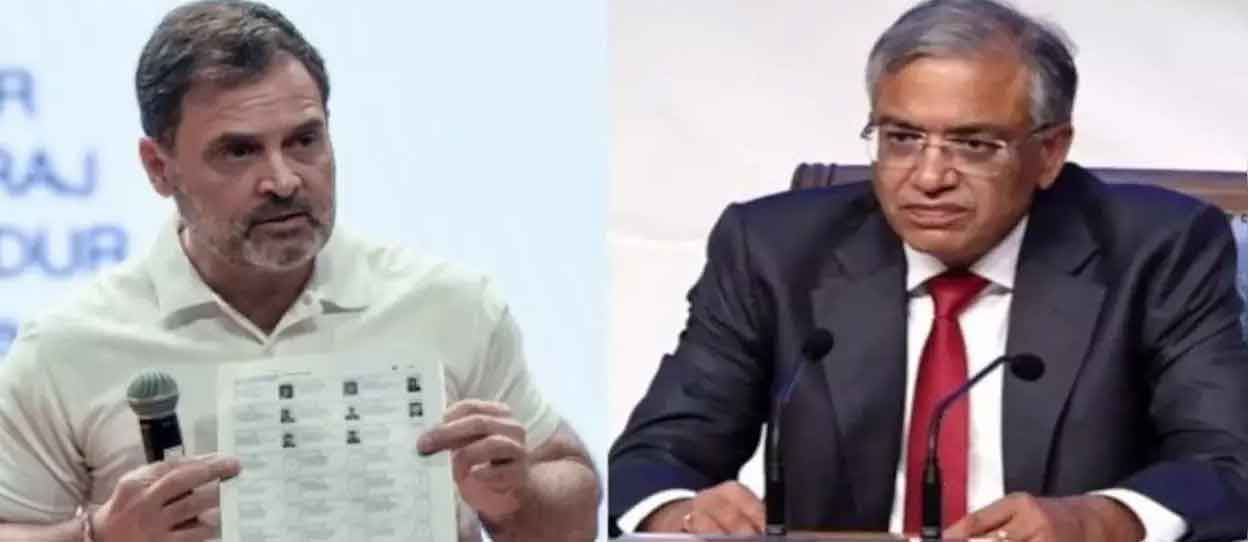 272 ब्यूरोक्रेट्स सहित  रिटायर्ड जजों का पत्र, राहुल वोट चोरी का आरोप लगा चुनाव आयोग की छवि बिगाड़ रहे