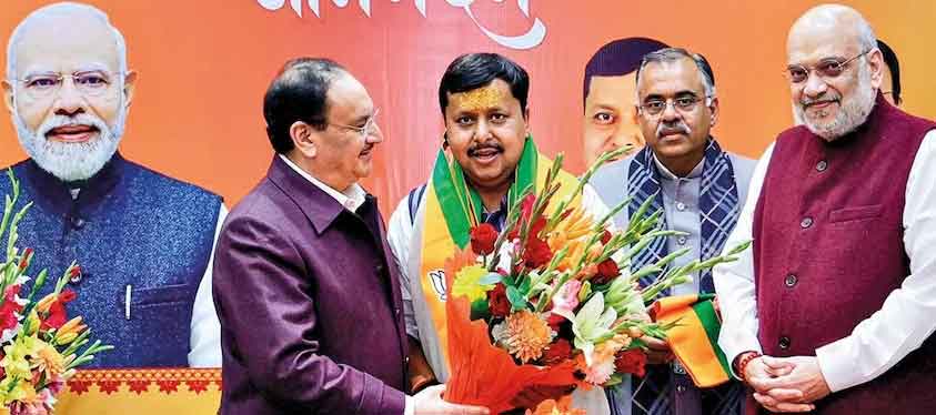 कार्यकारी अध्यक्ष नितिन नबीन ने भाजपा राष्ट्रीय अध्यक्ष पद के लिए नामांकन दाखिल किया