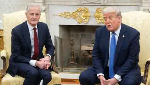 ट्रंप ने नॉर्वे के पीएम को पत्र  लिखा, नोबेल पुरस्कार नहीं दिया, तो दुनिया में शांति कायम करने के बारे में क्यों सोचें