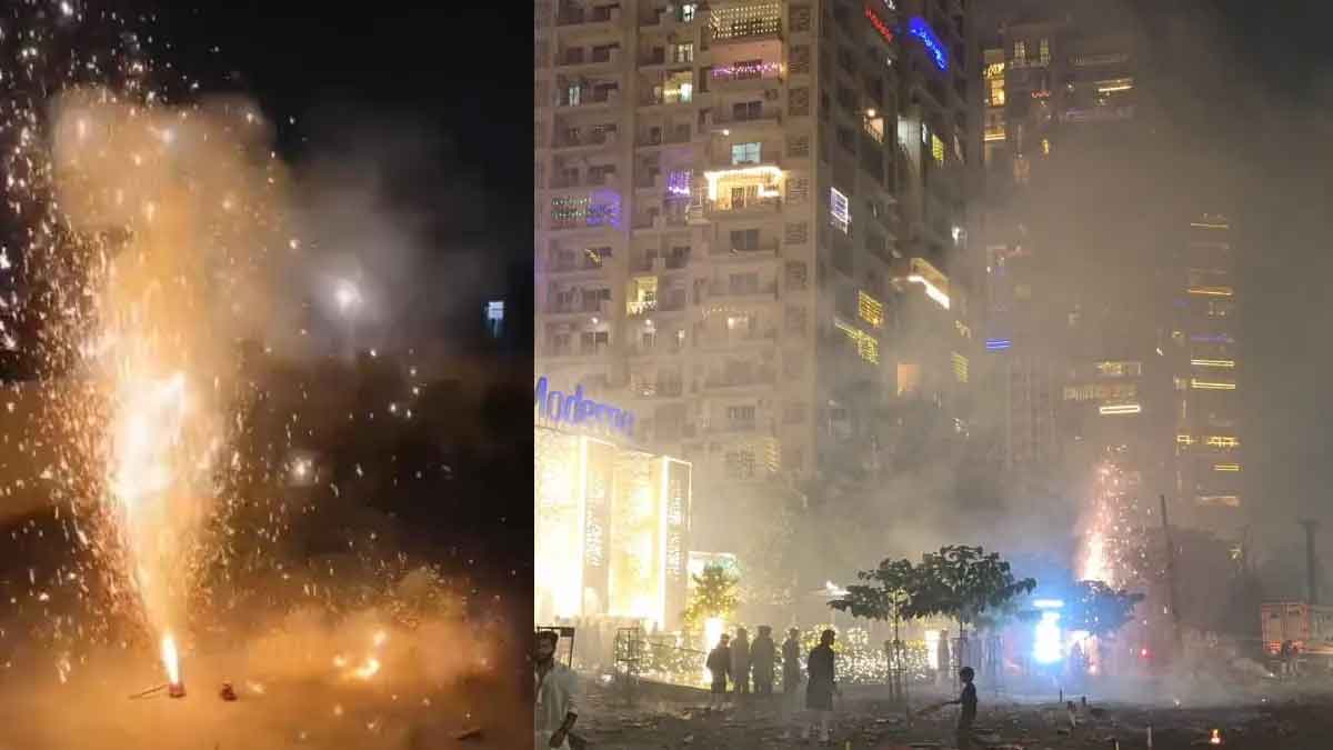 दिल्ली-NCR, हरियाणा, राजस्थान में एयर क्वालिटी इंडेक्स खतरनाक स्तर पर पहुंचा,  दिवाली  पर  जम कर चले पटाखे