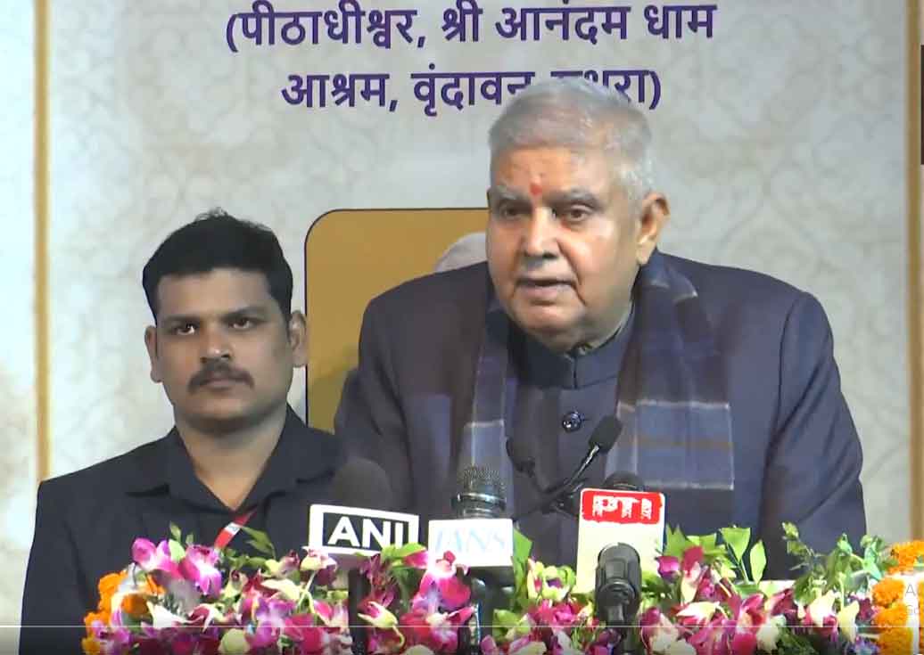 RSS विचारक के पुस्तक विमोचन समारोह में शामिल हुए धनखड़ , नैरेटिव का जिक्र कर इस्तीफे पर काफी कुछ कह गये