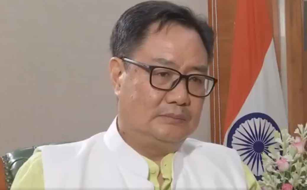 केंद्रीय मंत्री किरेन रिजिजू ने कहा,  राहुल गांधी बहुत खतरनाक रास्ते पर जा रहे हैं
