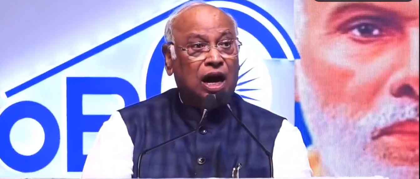 कांग्रेस का ओबीसी भागीदारी न्याय सम्मेलन, खड़गे ने कहा, झूठ बोलने वाले पीएम देश का भला नहीं कर सकते