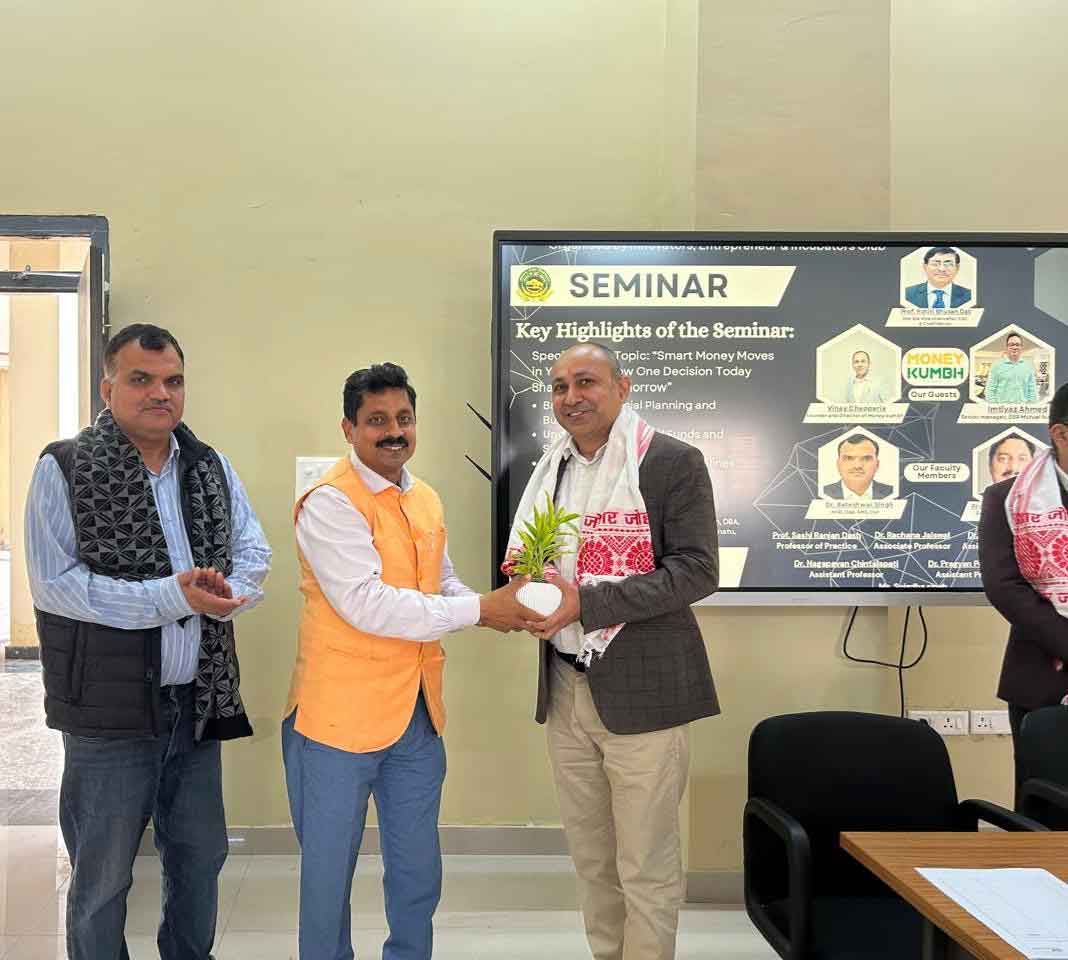 सीयूजे :  IEI क्लब के  बैनर तले निवेश जागरूकता सेमिनार,  130 से अधिक छात्र शामिल हुए