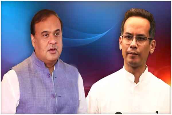 पाकिस्तानी संपर्क पर गौरव गोगोई और हिमंता बिस्वा सरमा के बीच वार पलटवार जारी