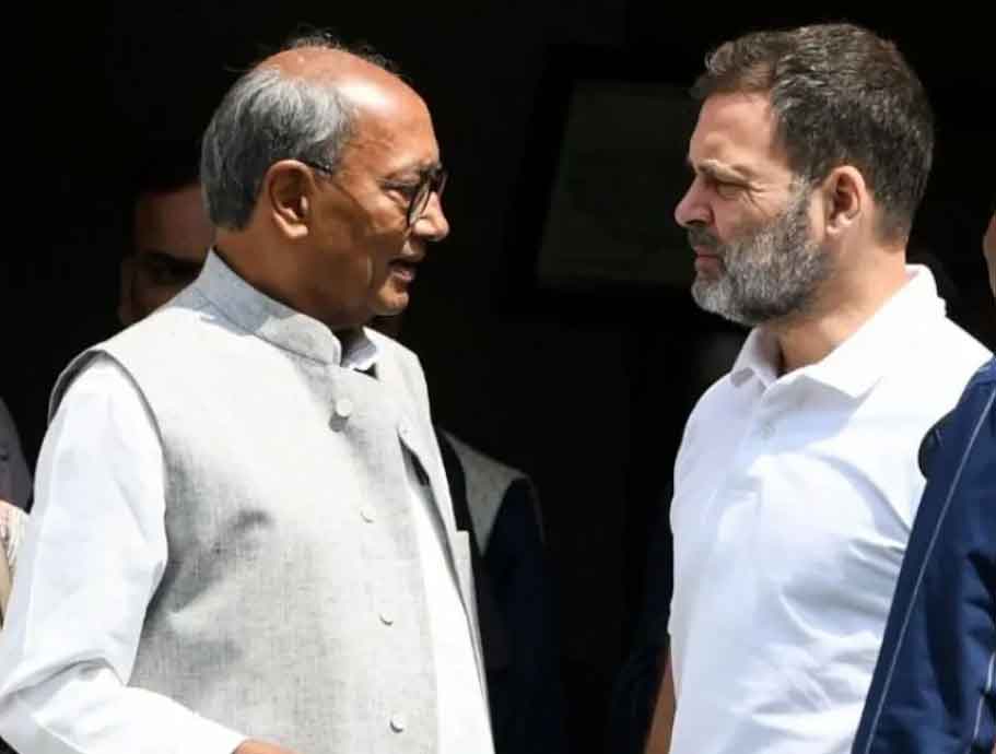 आरएसएस-भाजपा की तारीफ वाले बयान पर राहुल गांधी भड़के, दिग्विजय सिंह से कहा, आपने बदमाशी कर दी