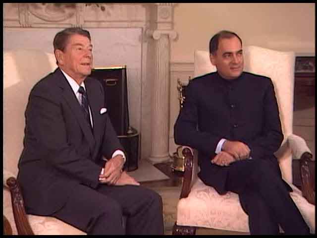 राजीव गांधी को भेजे गये रोनाल्ड रीगन के पत्र पर भाजपा-कांग्रेस में भिड़ंत