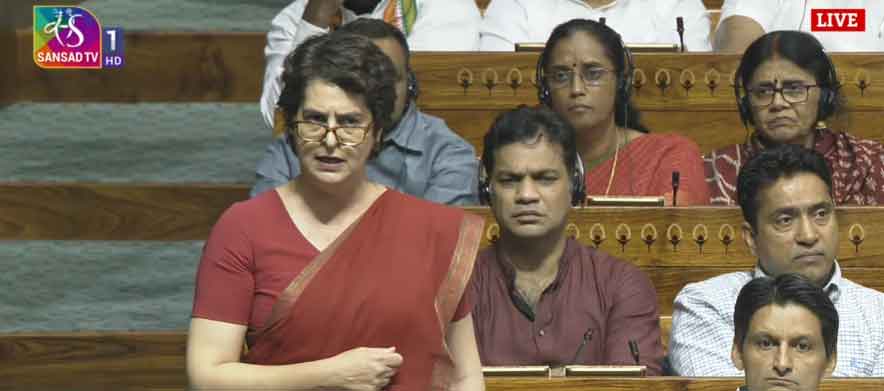 प्रियंका गांधी ने ऑपरेशन सिंदूर को लेकर कहा, सेना बहादुरी से लड़ी, श्रेय प्रधानमंत्री लेना चाहते हैं