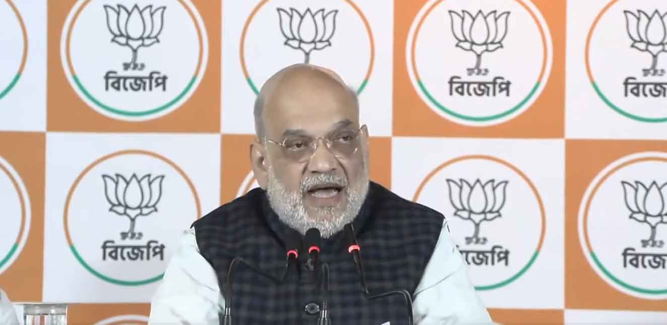 अमित शाह ने  चुनावी बिगुल फूंका,  कोलकाता में कहा, भाजपा की सरकार बनाइए, घुसपैठियों को चुन-चुनकर बाहर करेंगे
