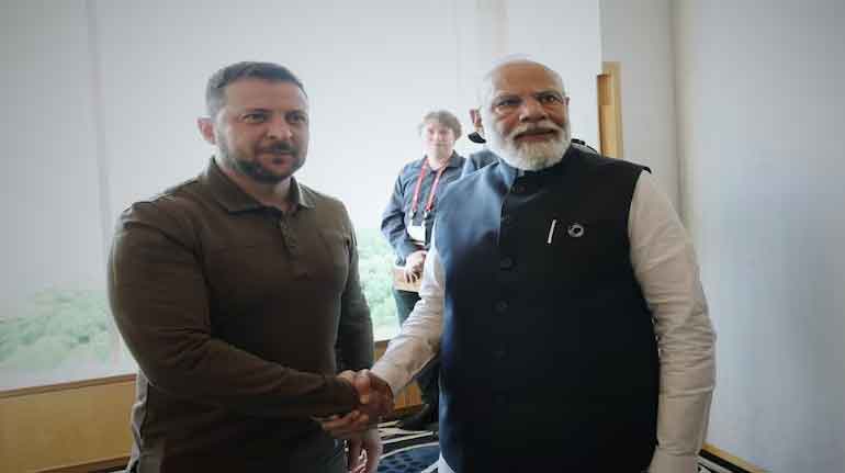 यूक्रेन के राष्ट्रपति जेलेंस्की ने भारत के पीएम मोदी से बात की, एक्स पर दी जानकारी