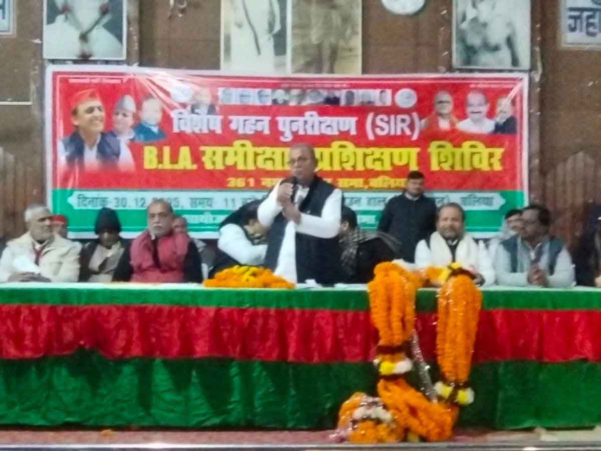 सपा सांसद सनातन पांडेय का  सनसनीखेज आरोप, पुलवामा हमला भाजपा ने 2019 चुनाव जीतने के लिए कराया