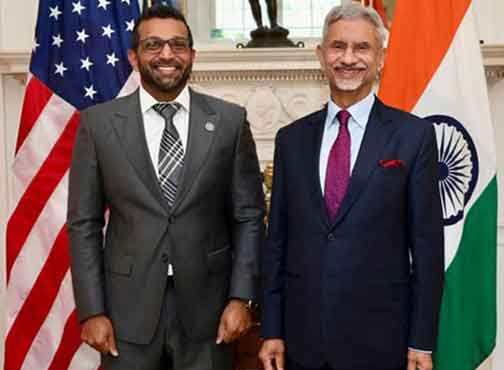 एस जयशंकर एफबीआई निदेशक काश पटेल, खुफिया निदेशक तुलसी गबार्ड से मिले