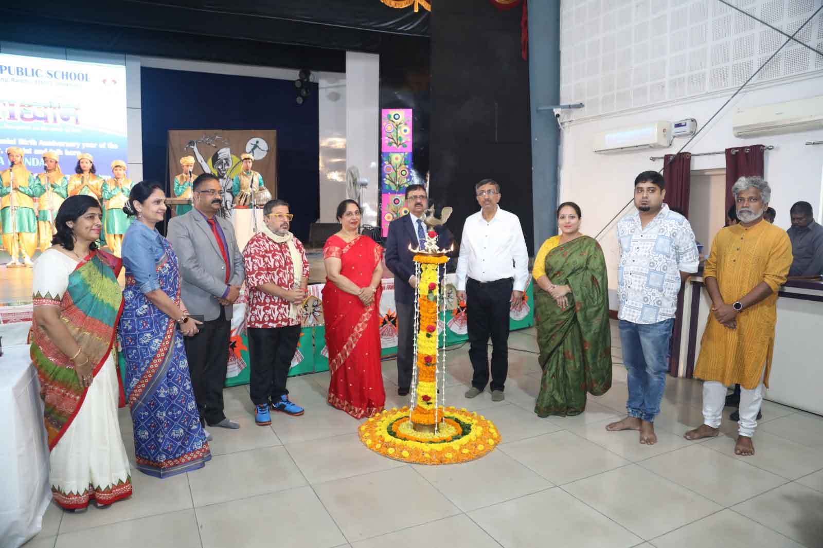 सरला बिरला पब्लिक स्कूल में राष्ट्रीय अंतर-विद्यालय कला संगोष्ठी का शुभारंभ