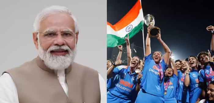 वीमेंस वनडे वर्ल्ड कप विजेता क्रिकेट टीम पीएम मोदी से मिली,  ऐतिहासिक जीत का जश्न मनाया