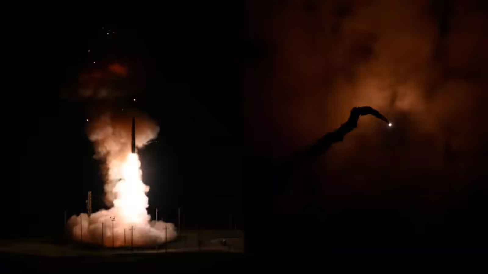 अमेरिका ने मिनटमैन III अंतरमहाद्वीपीय बैलिस्टिक न्यूक्लियर मिसाइल का टेस्ट किया, 7000 किलोमीटर दूर  डमी टारगेट को हिट किया