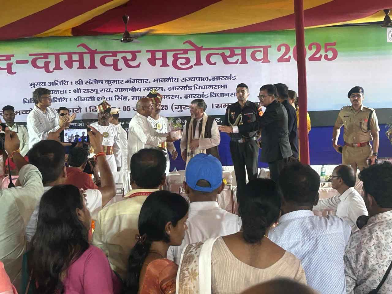 देवनद दामोदर महोत्सव :   राज्यपाल  ने कहा, नदियों की स्वच्छता के लिए जनभागीदारी बेहद जरूरी