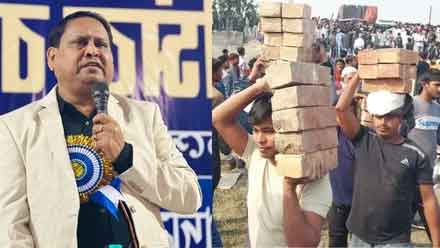 हुमायूं कबीर ने मुर्शिदाबाद में बाबरी मस्जिद की आधारशिला रखी, भाजपा ने कहा, ममता- हुमायूं के बीच मैच फिक्स है