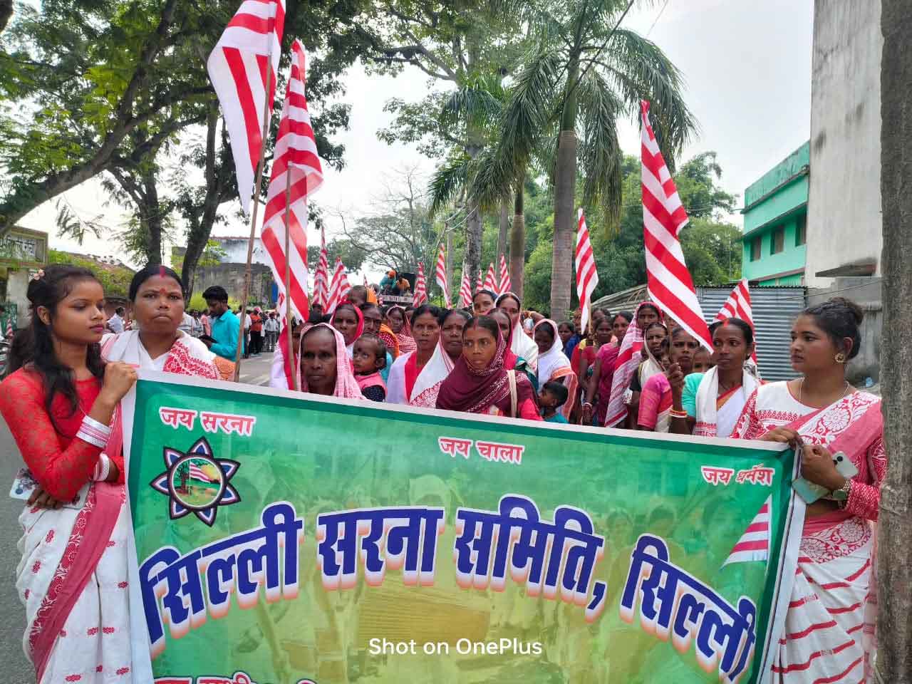 सिल्ली में आदिवासी समाज का आक्रोश मार्च,  कुड़मी  समाज की एसटी में शामिल करने की मांग का विरोध