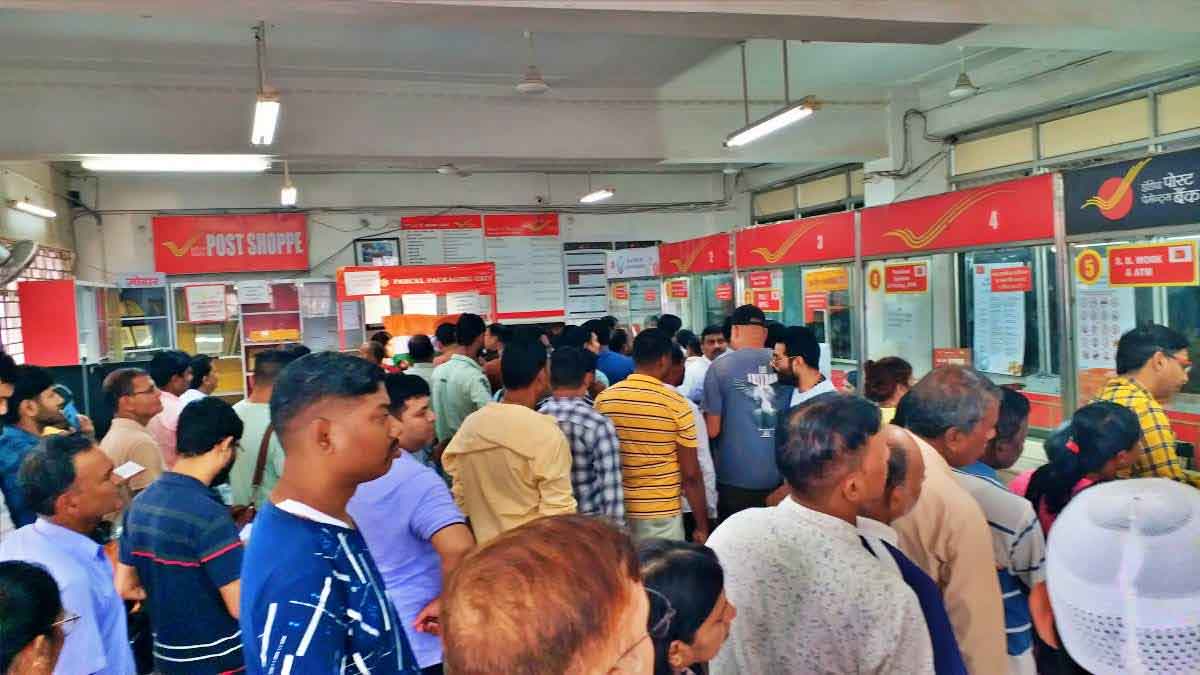 पोस्ट ऑफिस का लिंक फेल,   आम जनता  परेशान, निजी कूरियरों की चांदी, राखी भेजने में परेशान रही बहनें