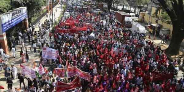 10 केंद्रीय ट्रेड यूनियनों की देशव्यापी हड़ताल बुधवार को