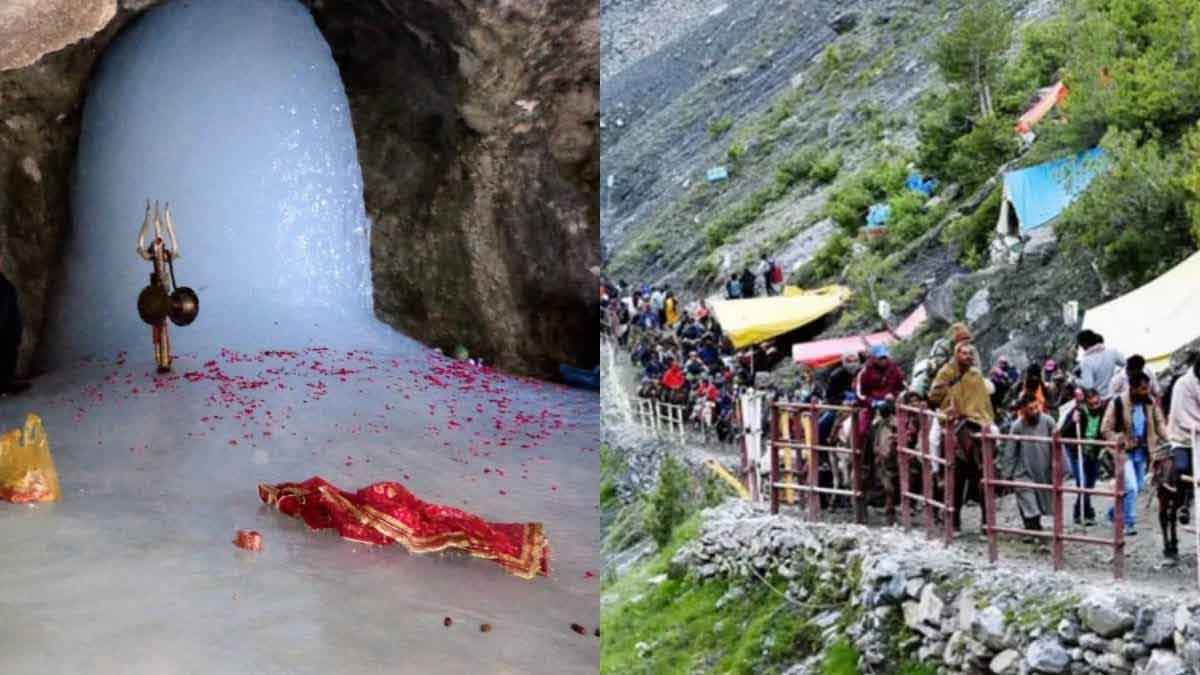 अमरनाथ यात्रा :  छह दिनों में 1.11 लाख से अधिक श्रद्धालुओं ने बाबा बर्फानी के दर्शन किये