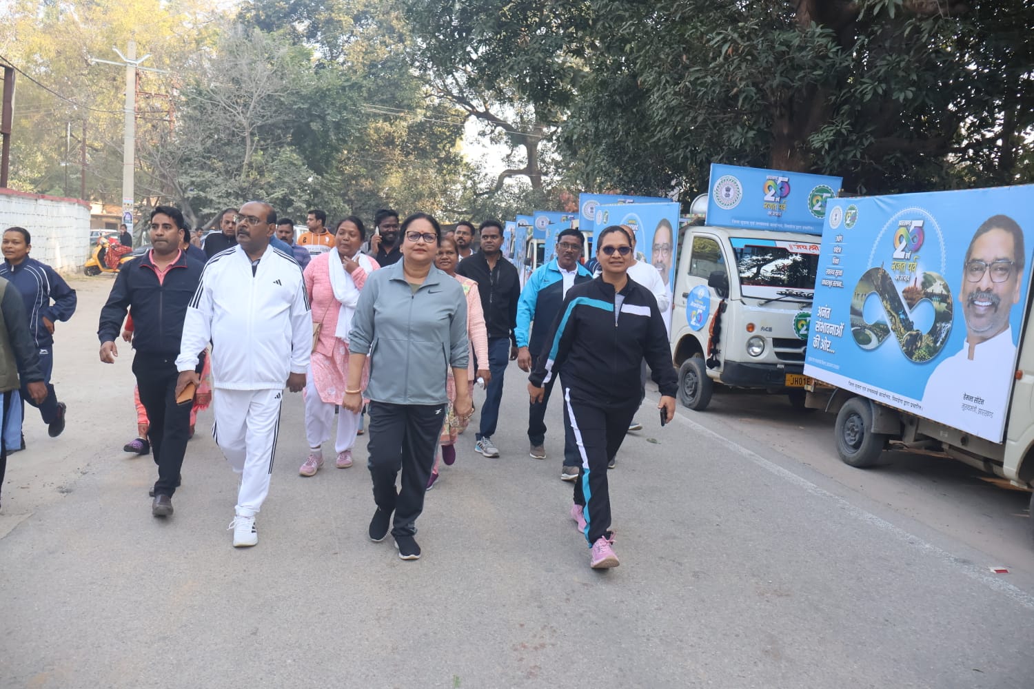 रन फॉर झारखंड में दौड़ा सिमडेगा