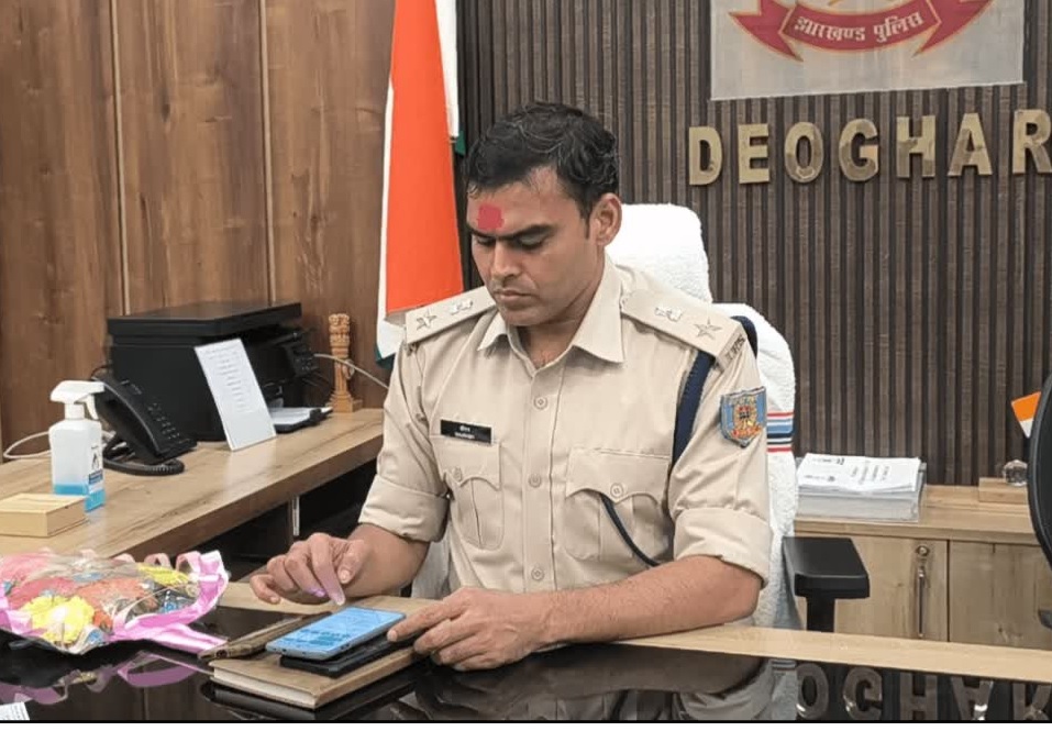 देवघर एसपी ने 24 पुलिस अधिकारियों का किया तबादला