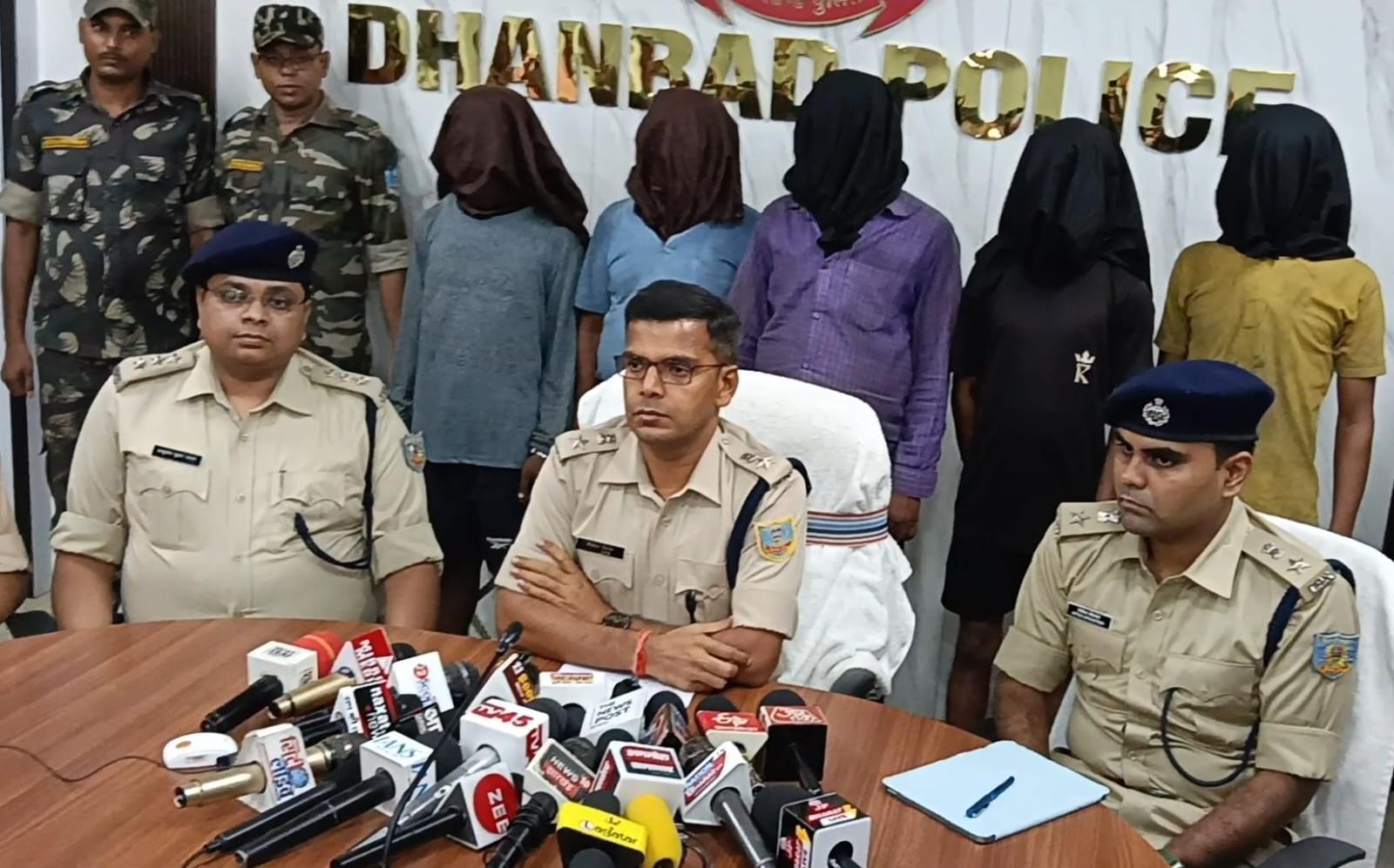 धनबाद में बाइक चोर गिरोह का पर्दाफाश, 5 गिरफ्तार