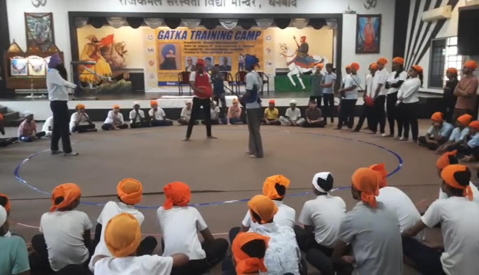 धनबादः बच्चों को मिला फ्री गतका प्रशिक्षण, कोच-रेफरी सेमिनार 29 को