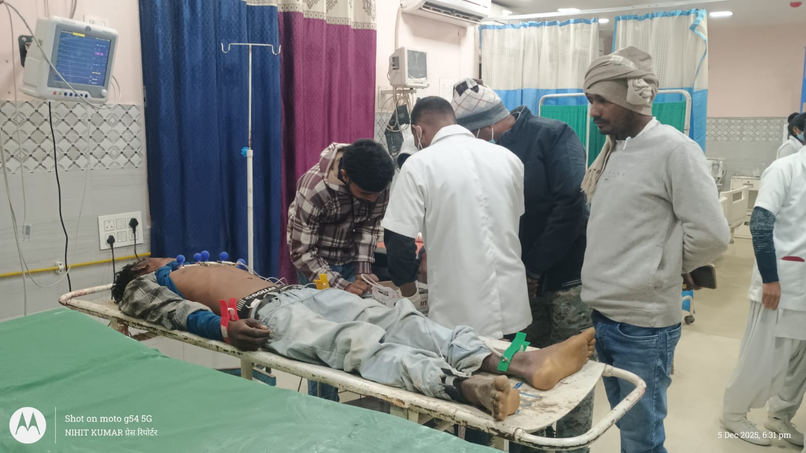 लातेहारः सड़क दुर्घटना में बाइक सवार युवक की मौत