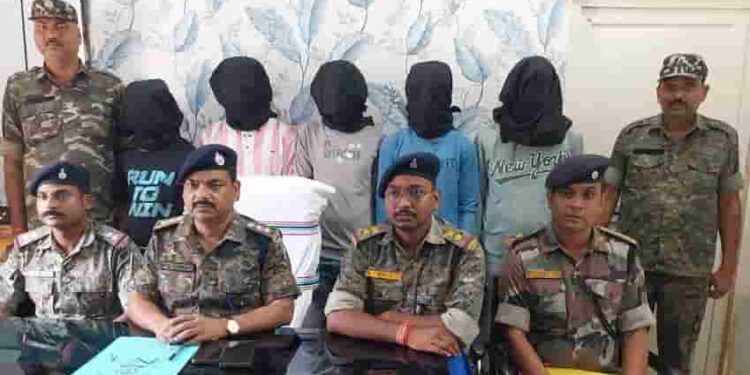 लातेहारः 78 किलो डोडा के साथ 5 गिरफ्तार, जेल भेजे गये