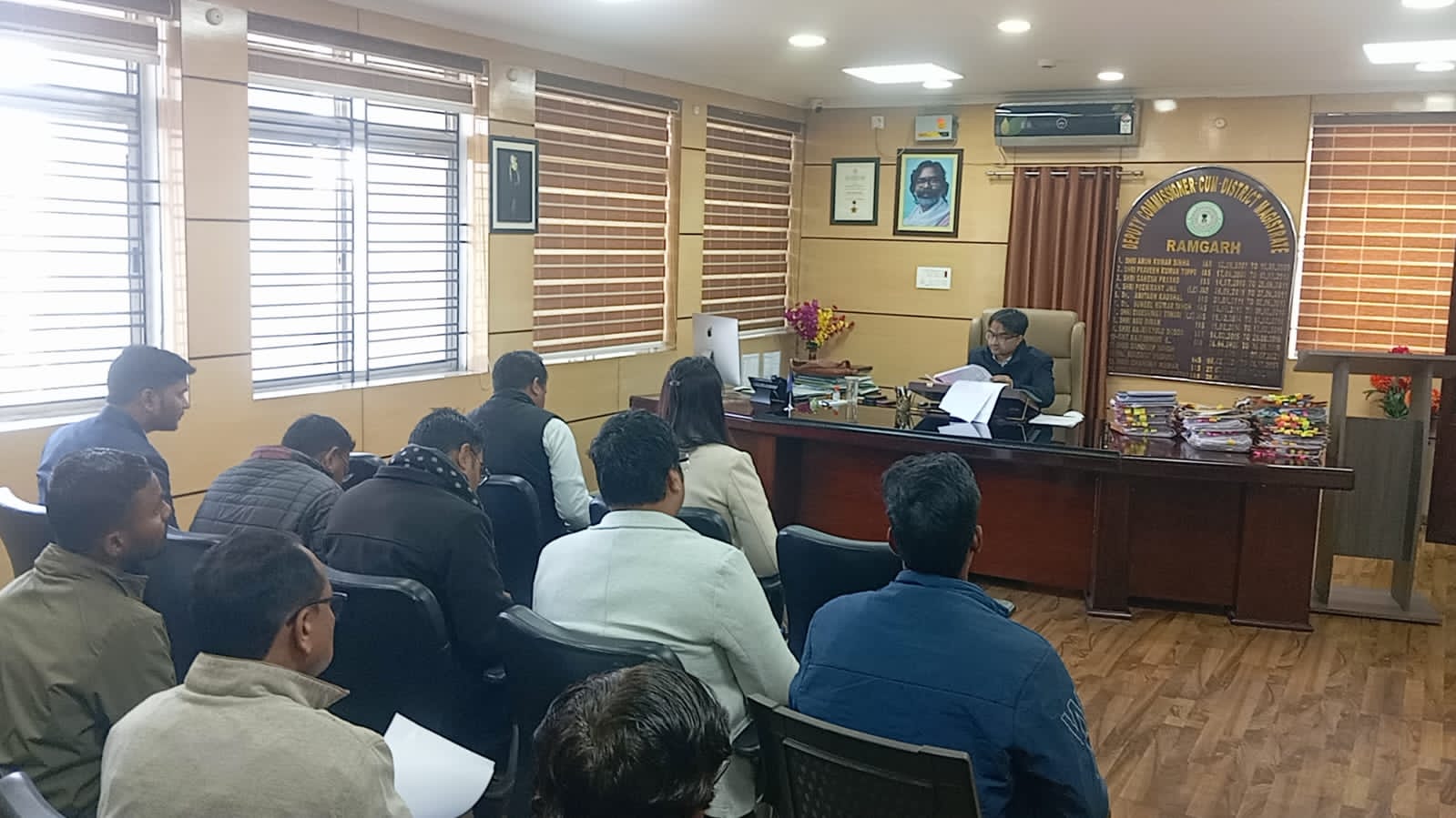 रामगढ़ः गणतंत्र दिवस की तैयारी शुरू, डीसी ने की बैठक