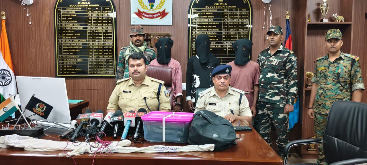 गुमला: आपसी विवाद में हुई थी किराना व्यवसायी की हत्या, 3 अरेस्ट