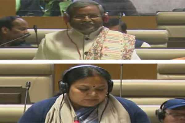 विधानसभा में तीखी बहस: 15वें वित्त आयोग की राशि पर बाबूलाल-दीपिका पांडेय आमने-सामने