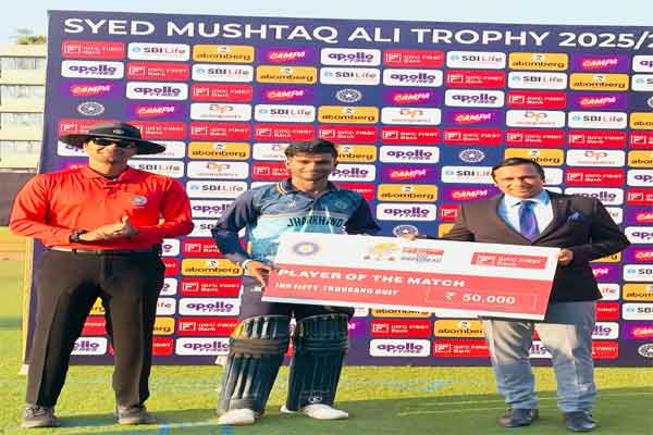 सैयद मुस्ताक अली ट्रॉफी: झारखंड ने पंजाब को 6 विकेट से हराया