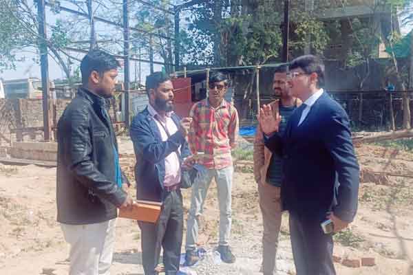 रांची नगर निगम ने ITI बस स्टैंड स्थित भूमि पर प्रस्तावित MRF केंद्र का किया निरीक्षण